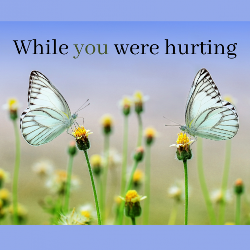 while you were hurting